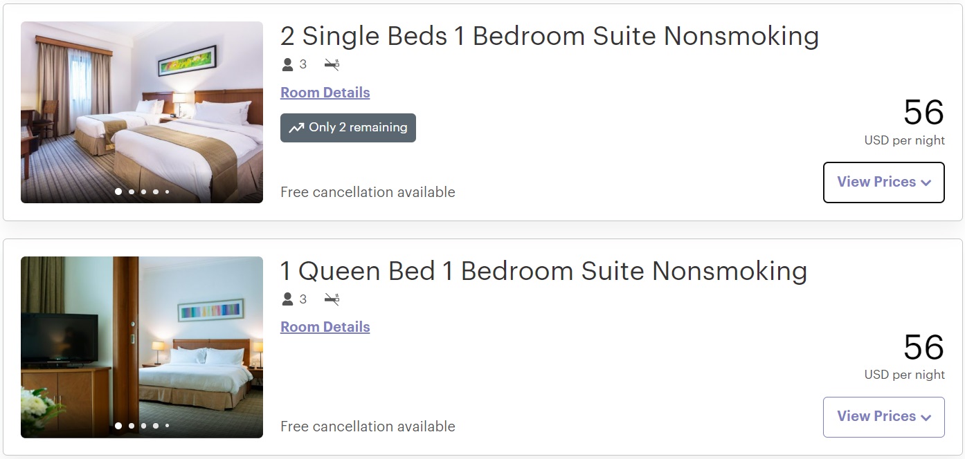 Holiday Inn Resort Batam - cash pricing for one bedroom suites