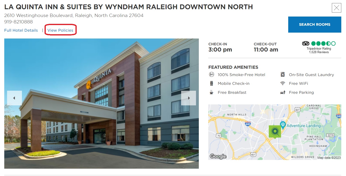 How to find Wyndham pet-friendly hotels - view policies