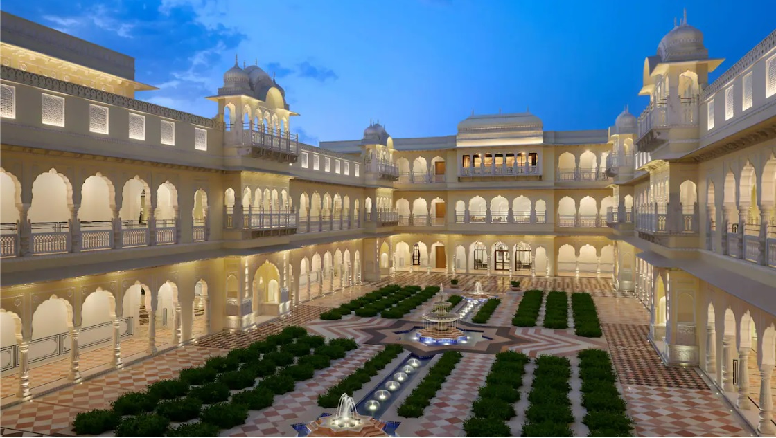 Hyatt Regency Jaipur Mansarovar central courtyard (image courtesy of Hyatt)