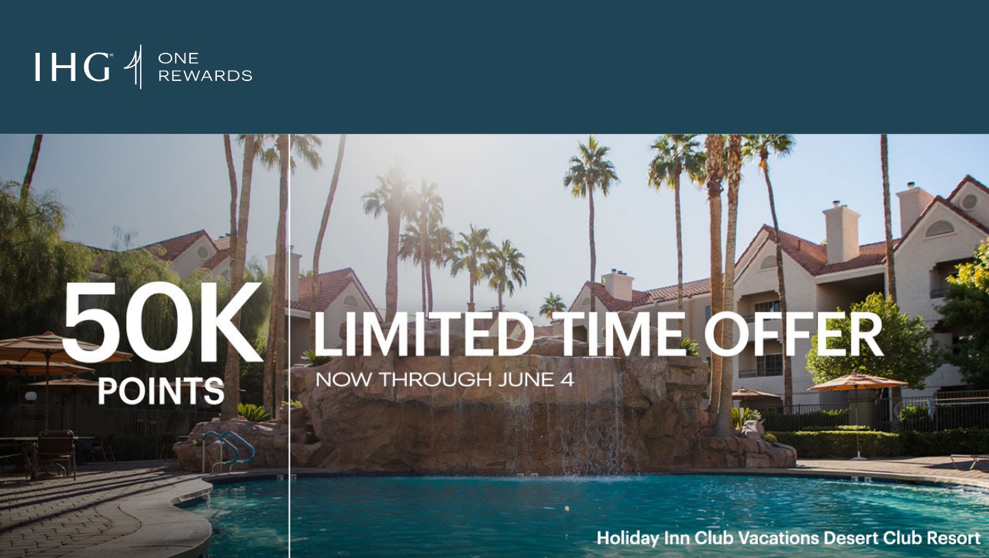 IHG timeshare vacation rental promotion