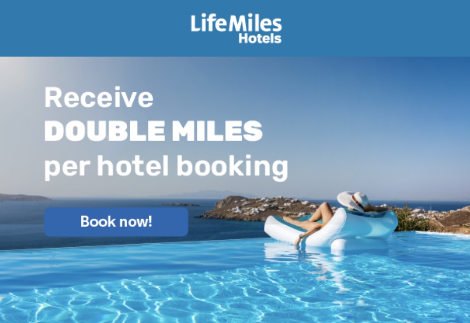 LifeMiles hotels promotion double miles