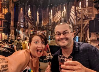 Stephen & Shae excited to see Hamilton in NYC