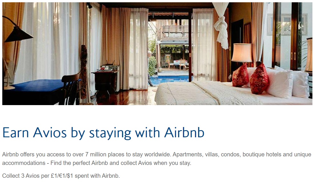 Airbnb Avios