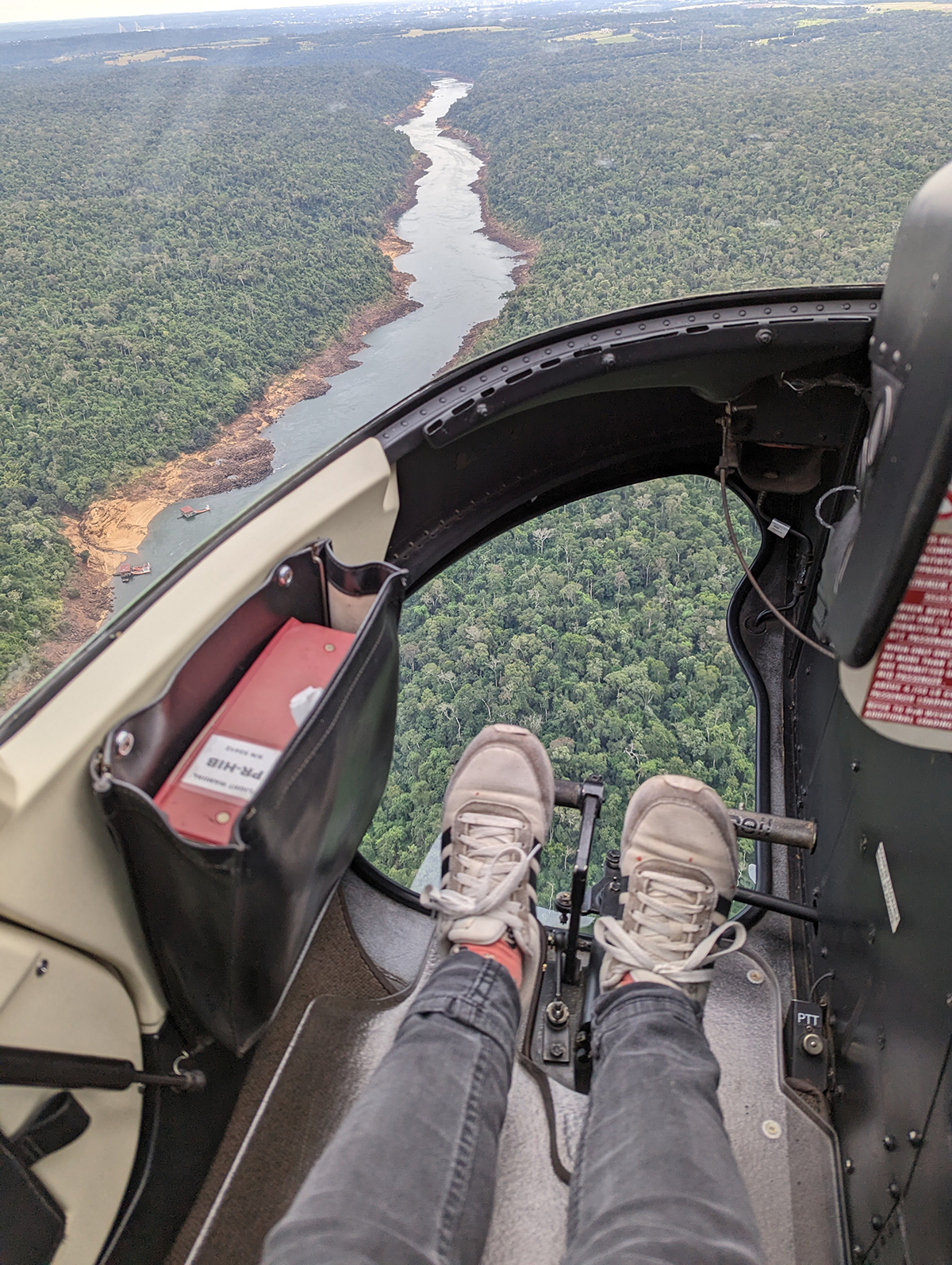 Carrie Iguazu Falls Brazil Side Helisul Helicopter