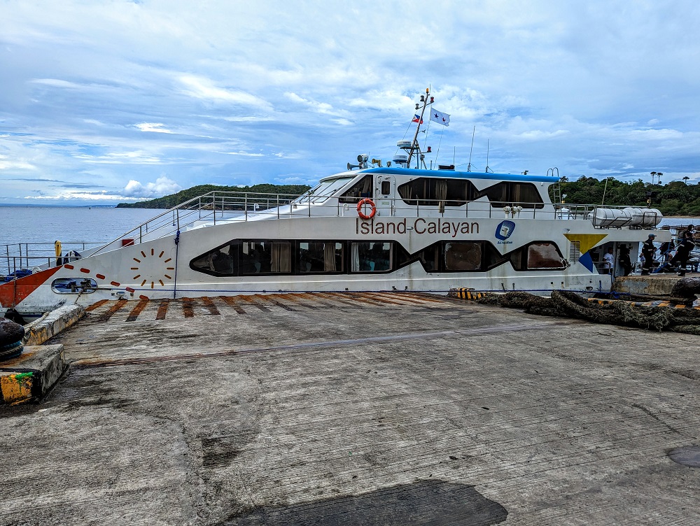 Island Calayan ferry from Batangas Port to Puerto Galera