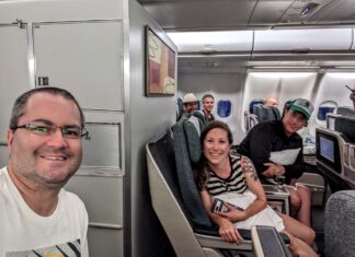 Party of 5 in Cathay Pacific business class from MNL-HKG