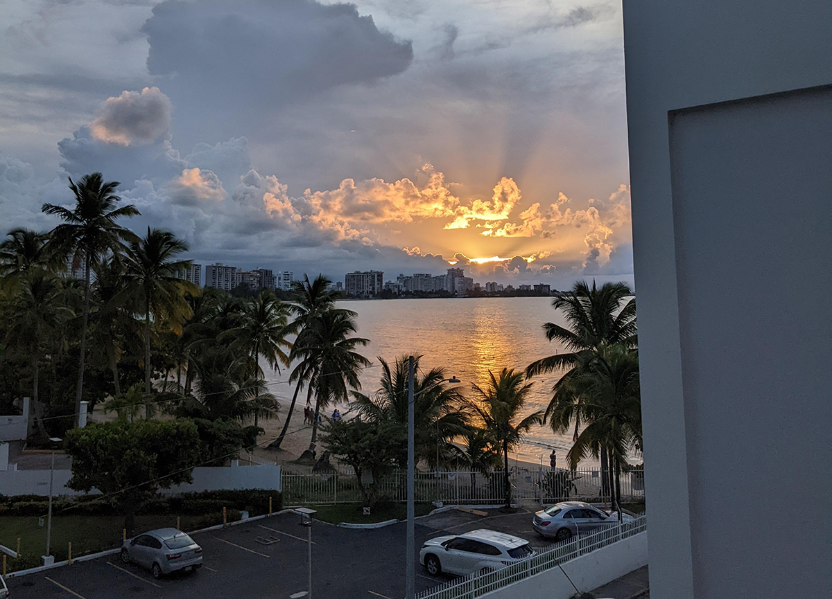 View from Puerto Rico Airbnb