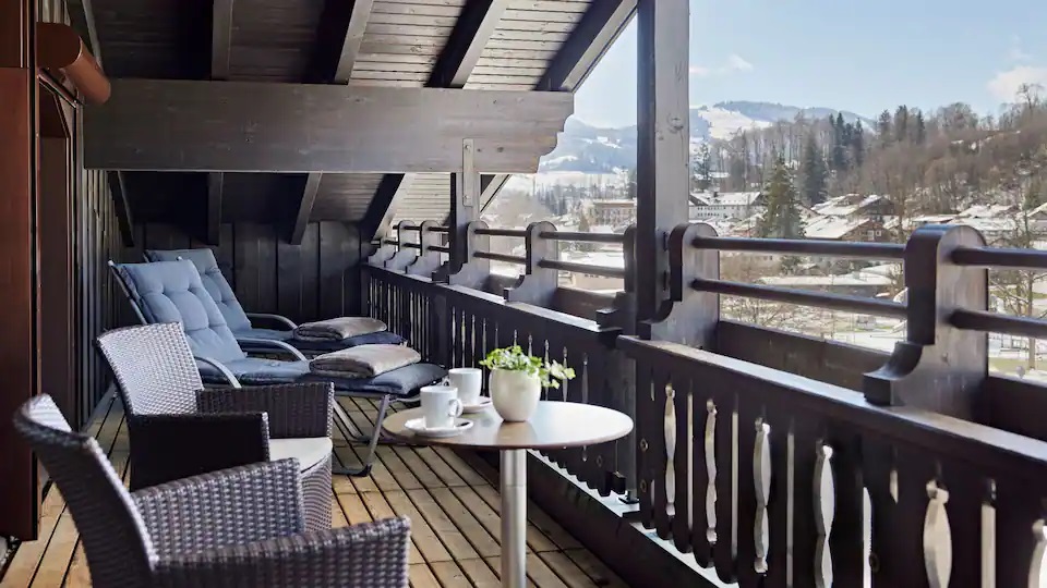 2 bedroom suite with mountain view and balcony at Lindner Hotel Oberstaufen Parkhotel (image courtesy of Hyatt)