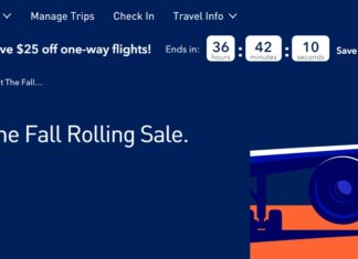 JetBlue promo code FALLTRAVEL $25 off one-way flights