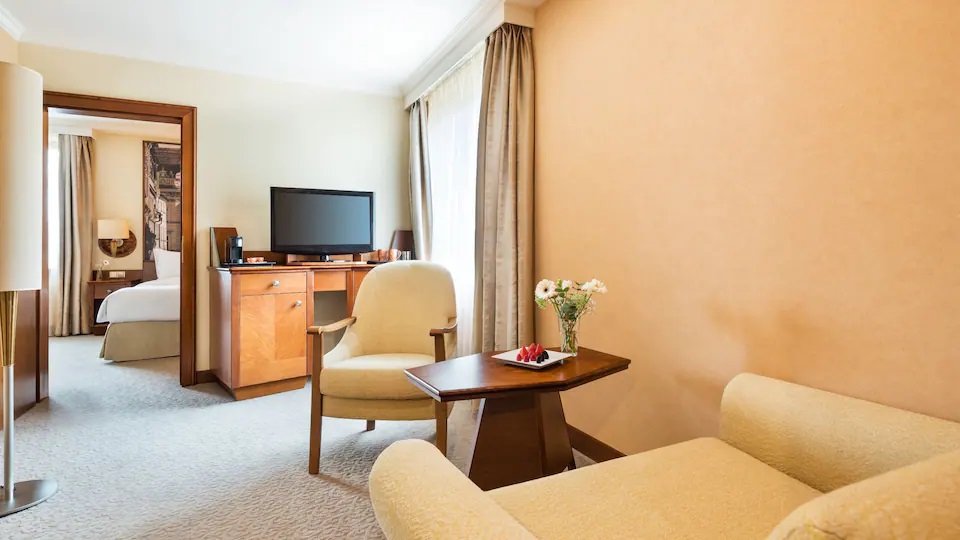 One bedroom suite at Lindner Hotel Prague Castle