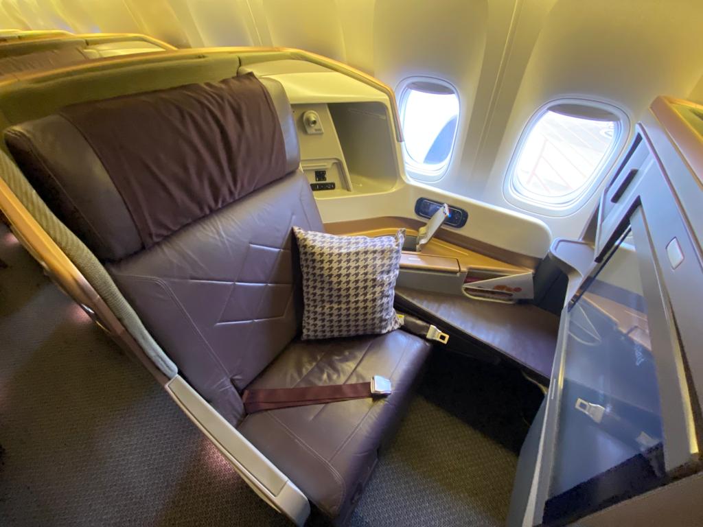 Business Class between New York and Europe for 56,000 each way