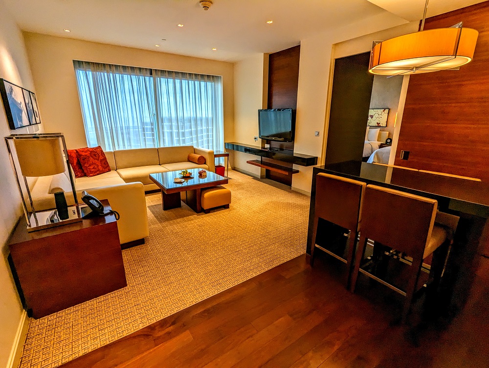 Standard suite at the Grand Hyatt Macau