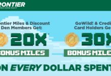 Frontier 20x-30x promotion