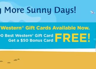 Best Western gift card bonus card promo