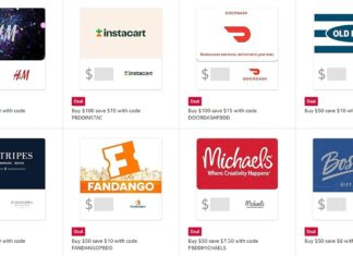 a screenshot of a gift card