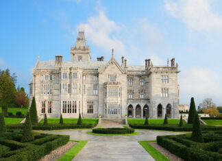 Adare Manor in Limerick, Ireland (image courtesy of Leading Hotels of the World)