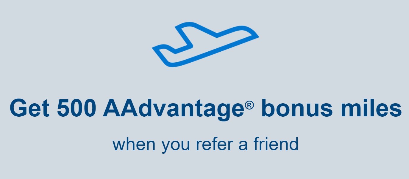 American Airlines AAdvantage Dining 500 bonus miles referral