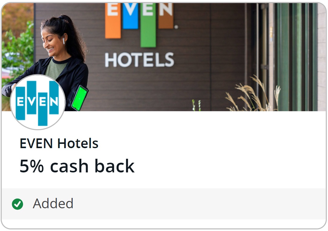 EVEN Hotels Chase Offer 5%