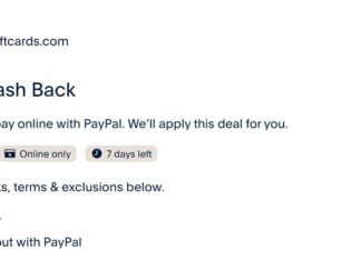 a screenshot of a paypal