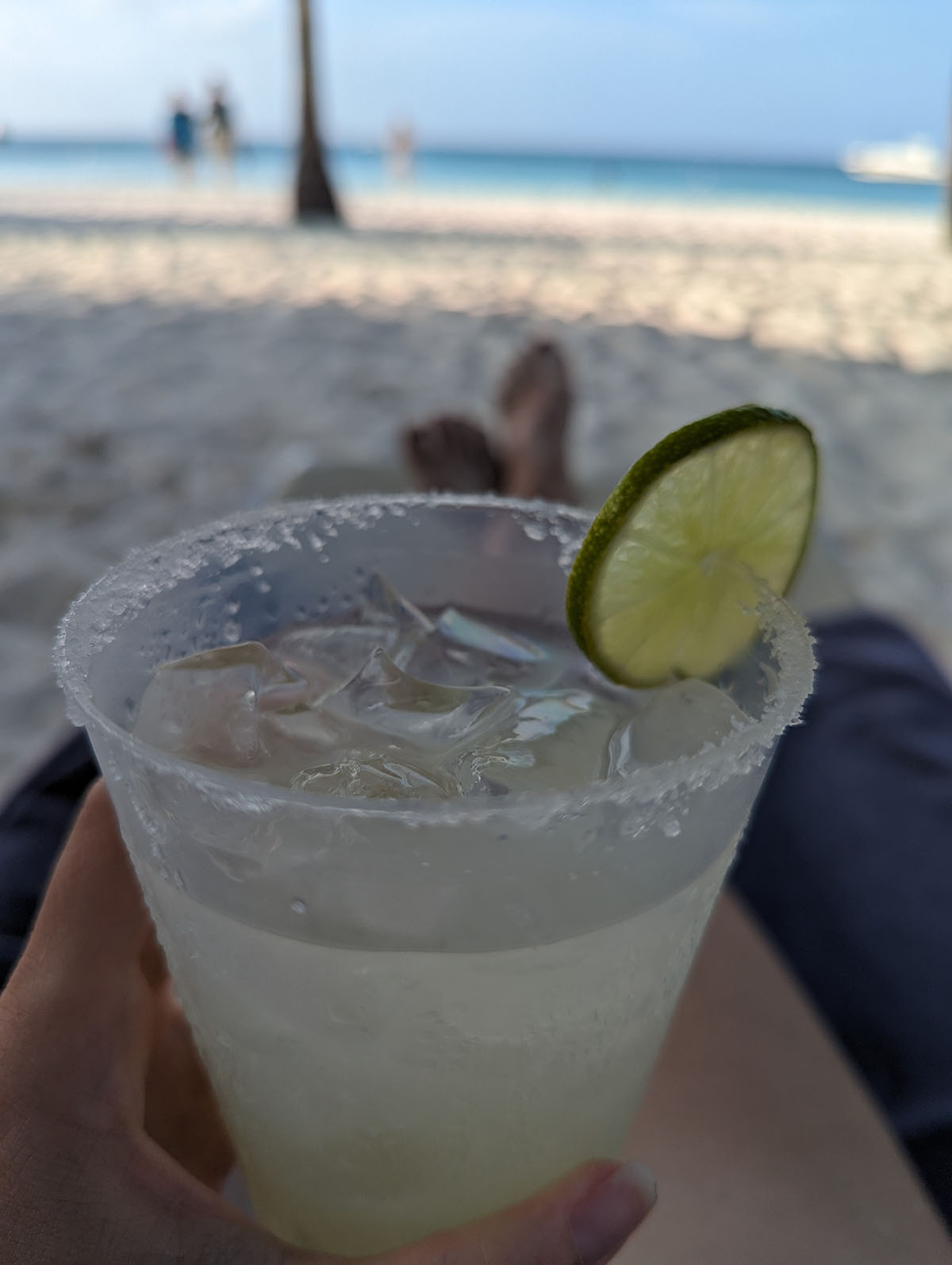 Intercontinental Cancun - margarita on beach