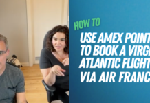How to use amex points to book a Virgin Atlantic flight via Air France - YouTube video