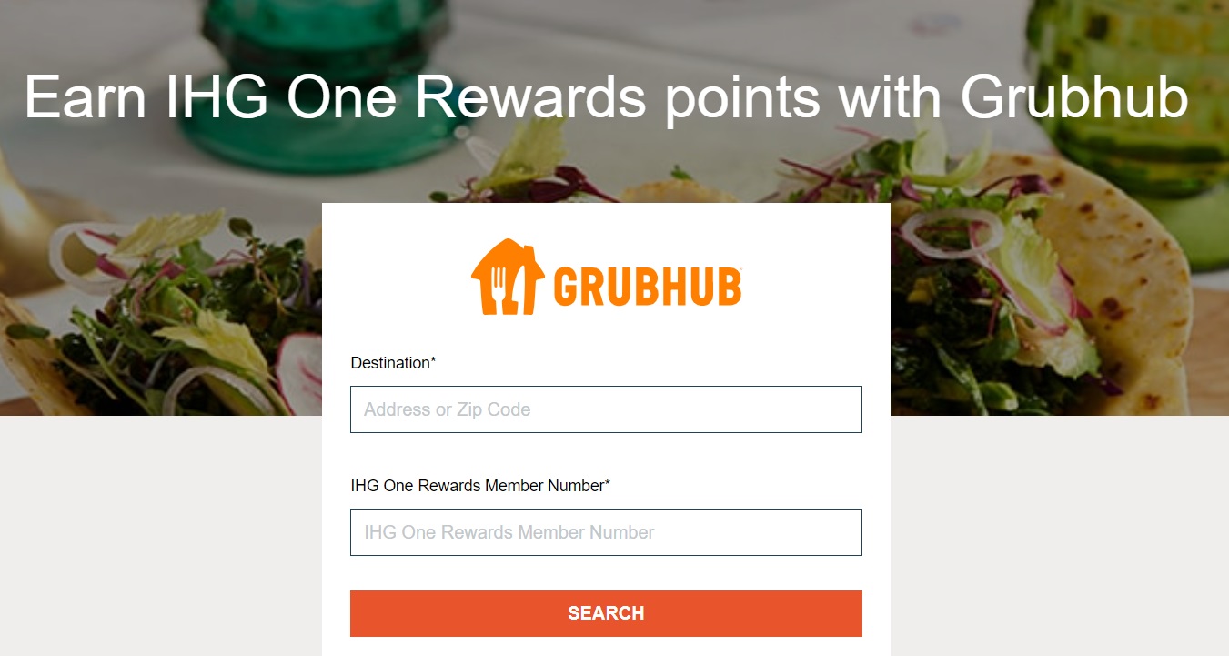 Grubhub IHG One Rewards