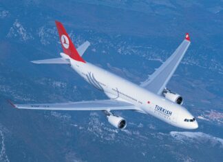 Turkish Airlines A330 airplane