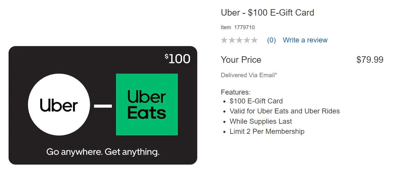 Uber eGift Card