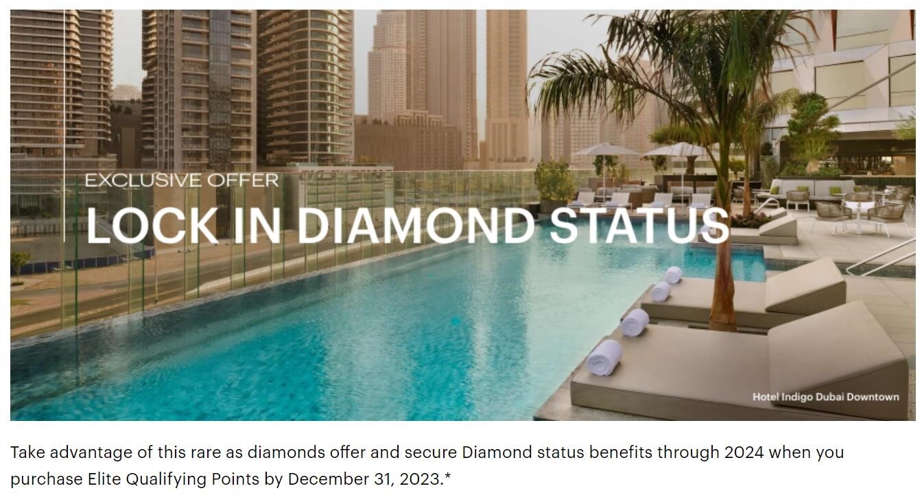IHG Buy points for Diamond status