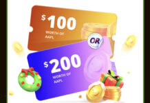 a colorful gift cards with gold coins and a wreath