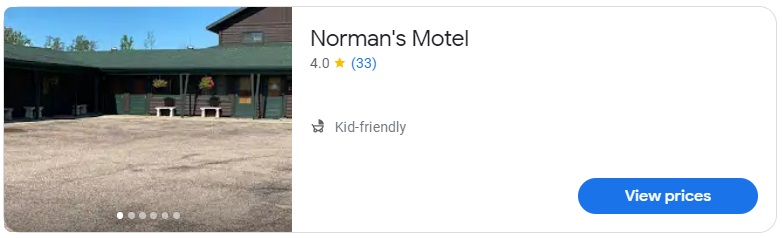Google Hotels Norman's Motel