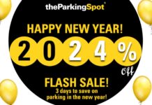 The Parking Spot 24% off promo code HAPPYNY24