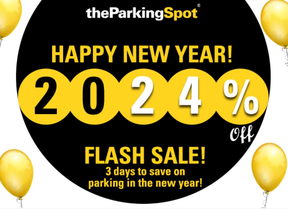 The Parking Spot 24% off promo code HAPPYNY24