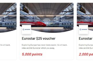 Virgin Red updated Eurostar vouchers