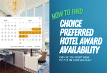 How to find Choice Preferred Hotel Award Availability even if you don't have points in your account