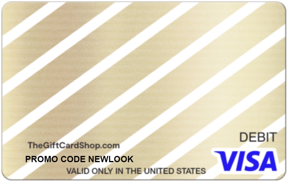 TheGiftCardShop Visa gift card deal promo code NEWLOOK