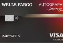 Wells Fargo Autograph Journey Visa card