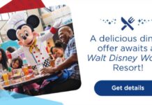 Disney card free dining package