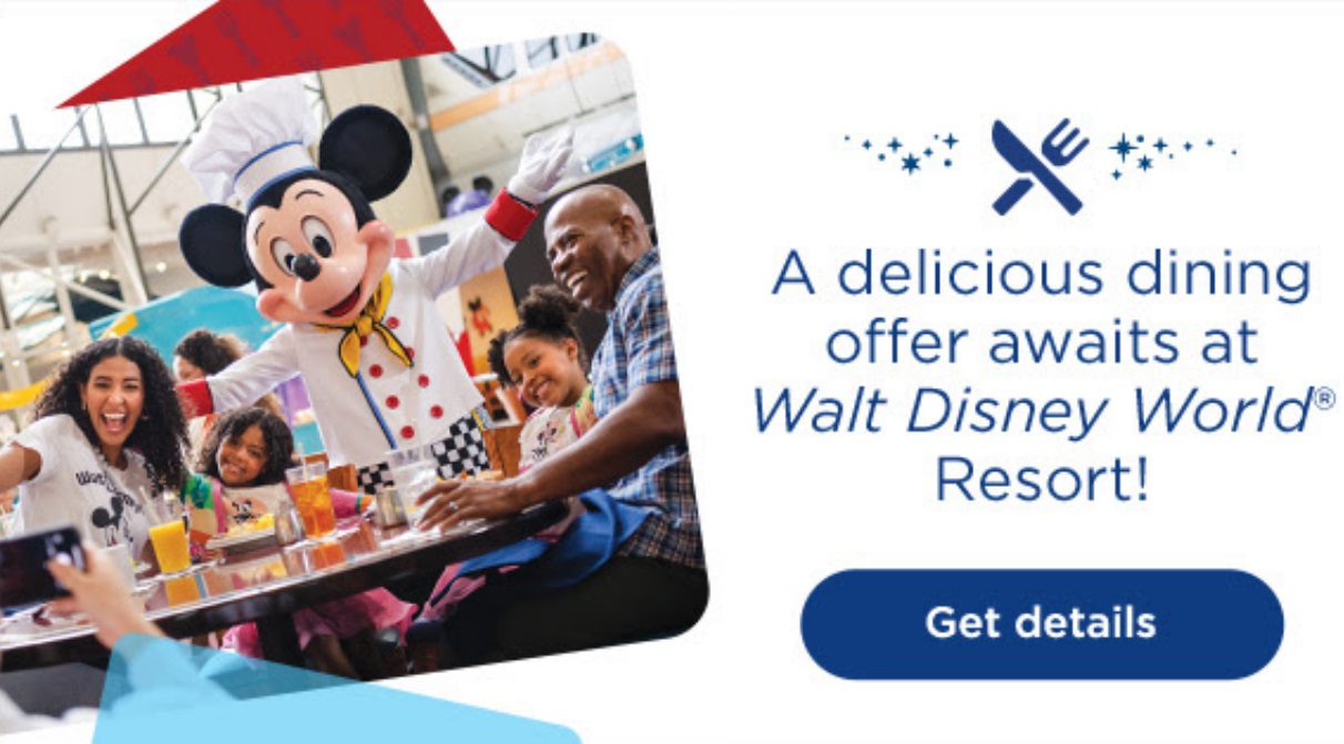 Disney card free dining package