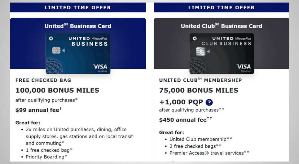 United Business Card: Excellent 100K welcome offer