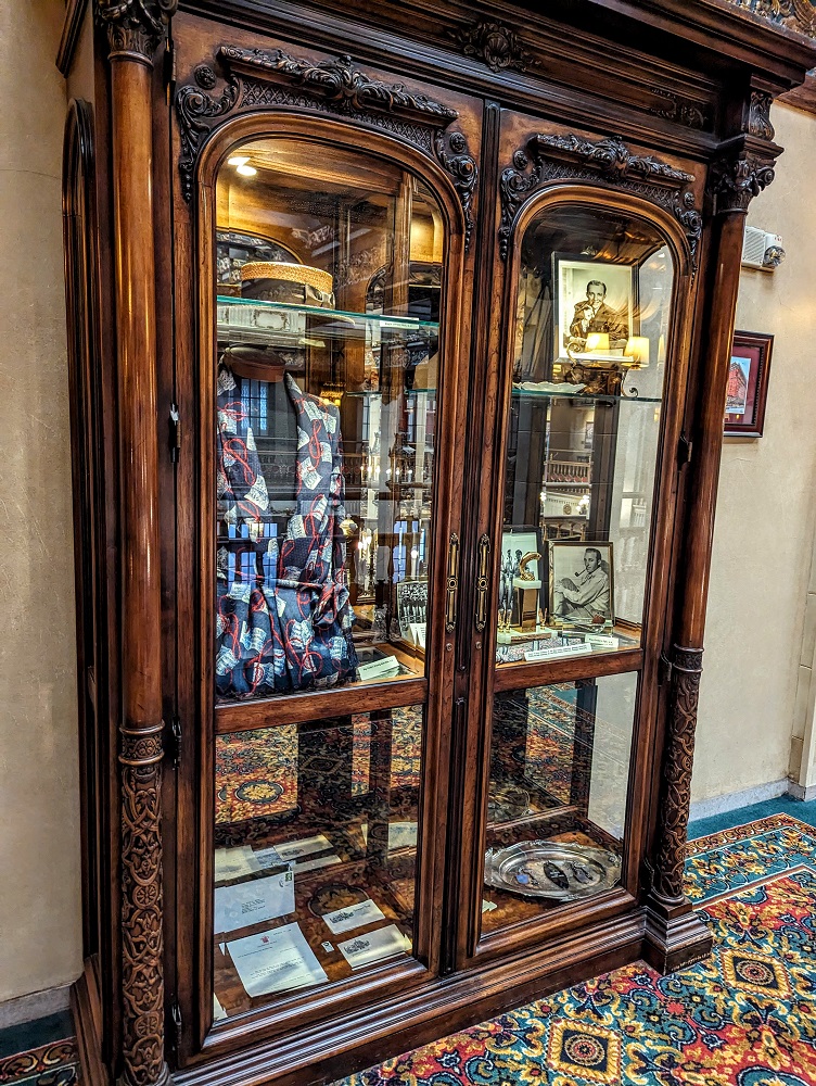 The Historic Davenport in Spokane, WA - Museum display