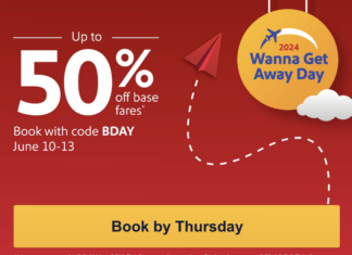 Southwest promo code BDAY