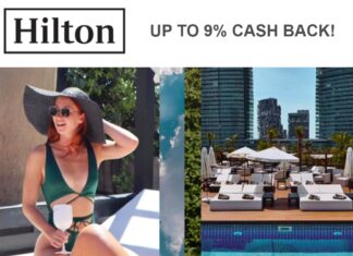 TopCashback Hilton 9% cashback