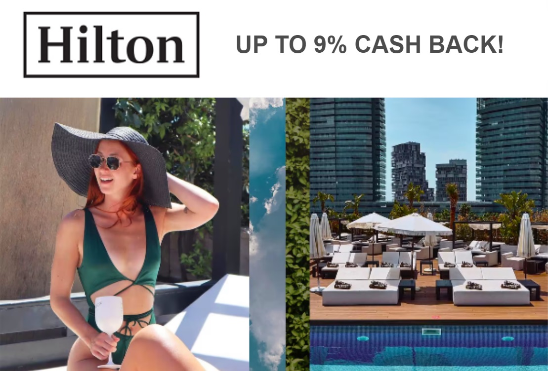 TopCashback Hilton 9% cashback