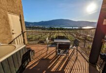 View from our balcony at Spirit Ridge Resort in Osoyoos, Canada - part of The Unbound Collection by Hyatt