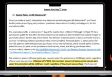 Screenshot of new Bilt Terms