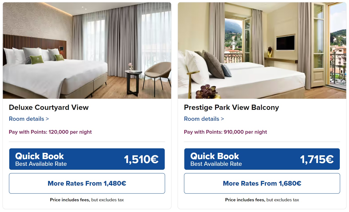 Grand Hotel Victoria award availability