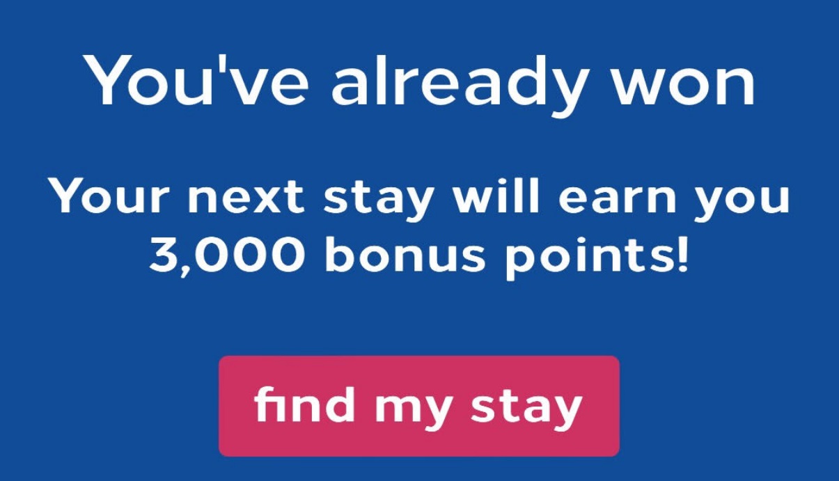 Hilton 3,000 bonus points