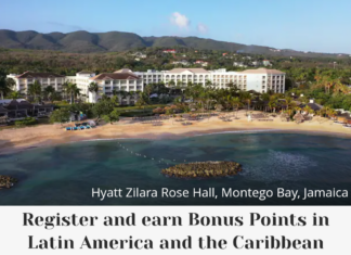 Hyatt promo Latin America Caribbean 5,000 bonus points every 3 nights