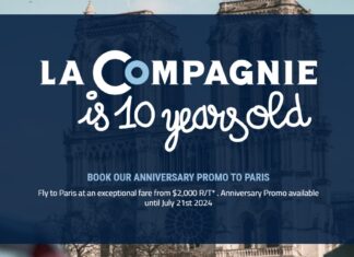 La Compagnie $2,000 round trip Paris business class